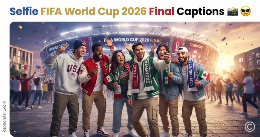 Selfie FIFA World Cup 2026 Final Captions
