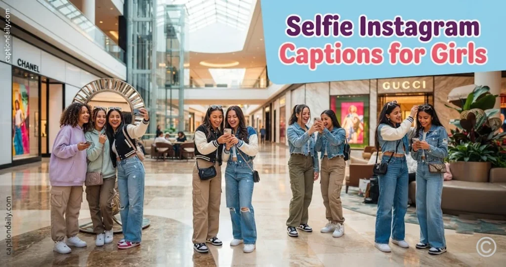 Selfie Instagram Captions for Girls