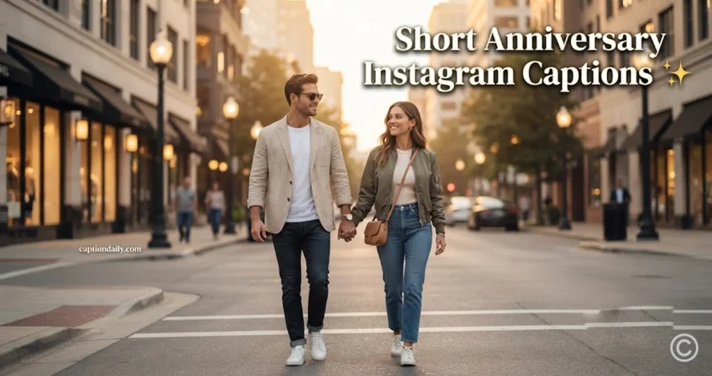 Short Anniversary Instagram Captions