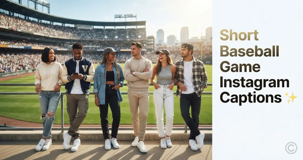 Short Baseball Game Instagram Captions