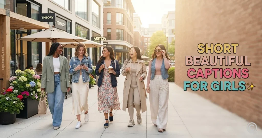 Short Beautiful Captions for Girls