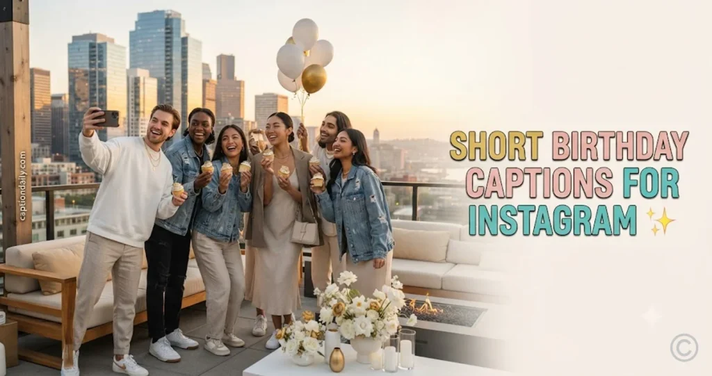 Short Birthday Captions for Instagram