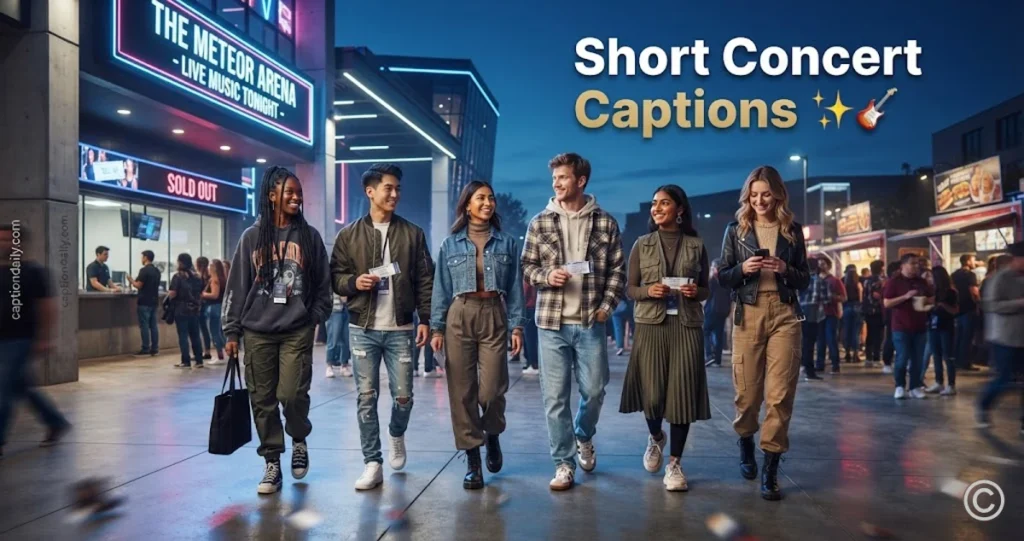 Short Concert Captions