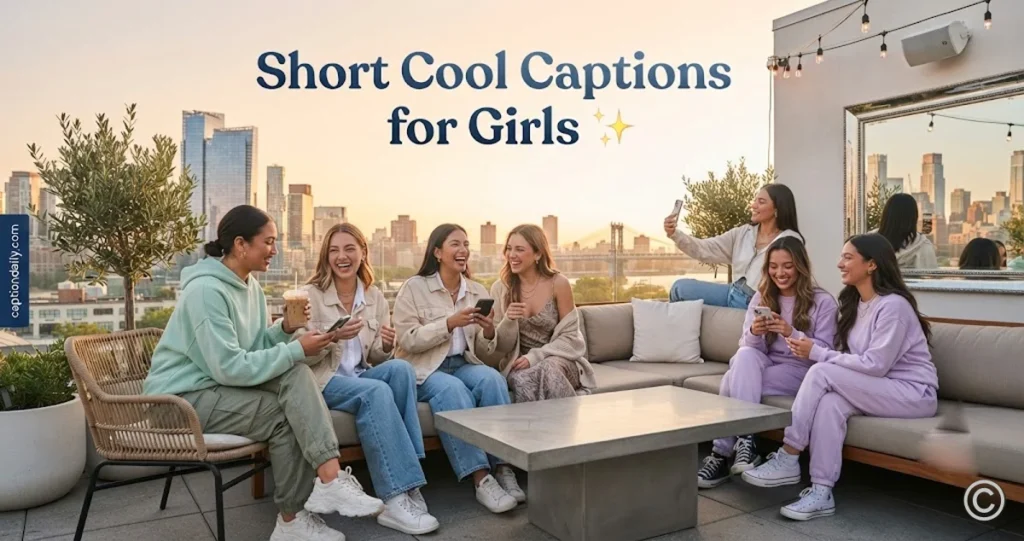 Short Cool Captions for Girls