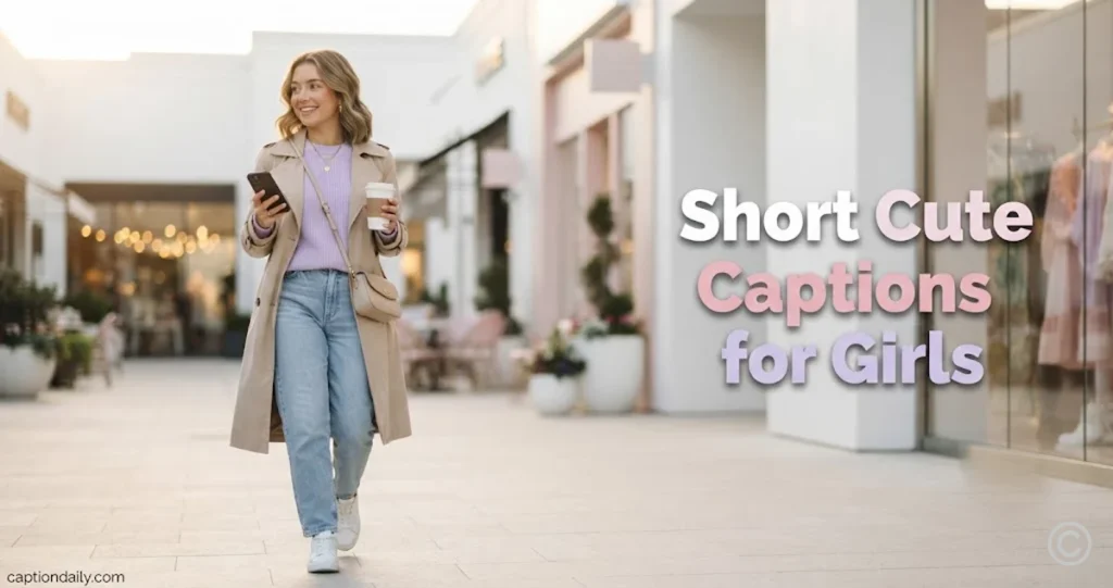 Short Cute Captions for Girls