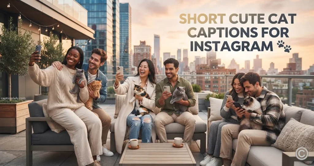 Short Cute Cat Captions for Instagram