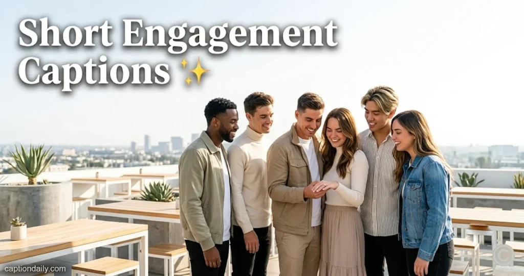 Short Engagement Captions