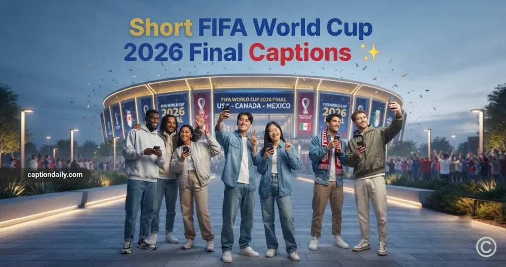 Short FIFA World Cup 2026 Final Captions