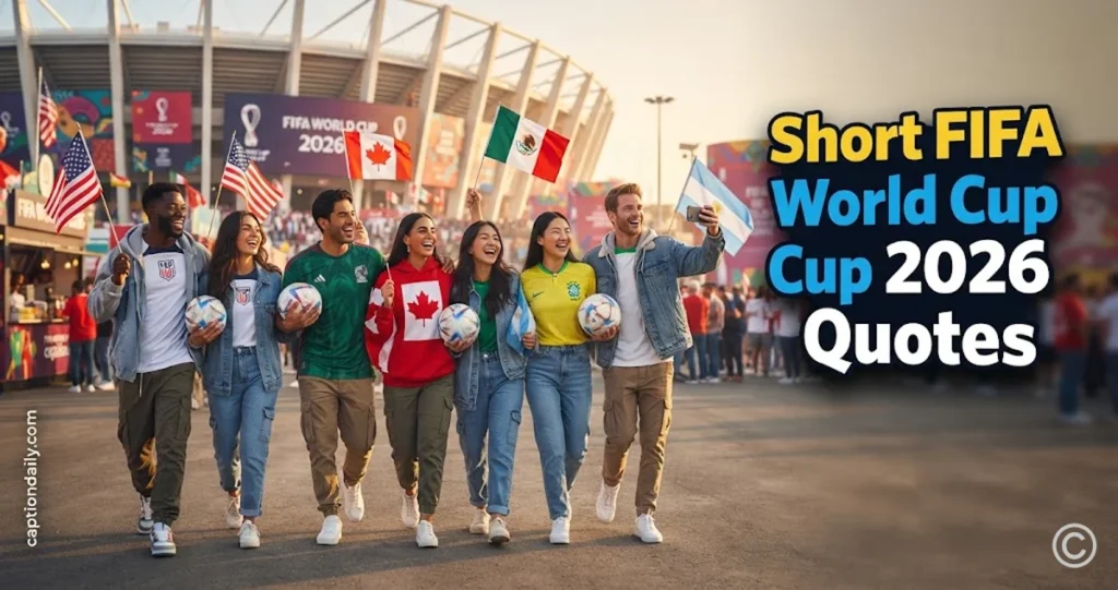 Short FIFA World Cup 2026 Quotes 