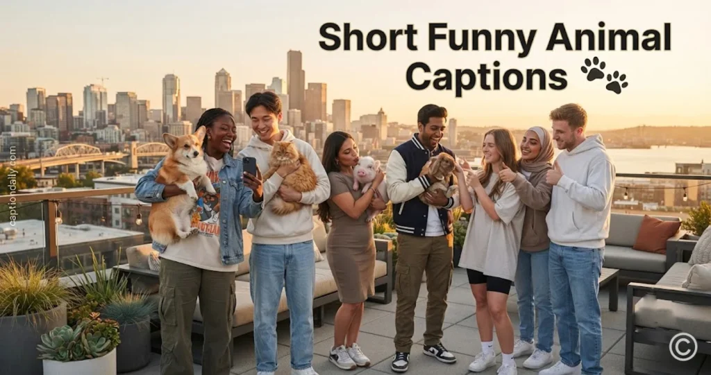 Short Funny Animal Captions 