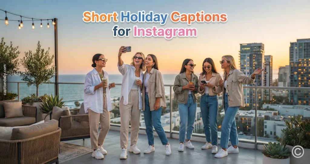 Short Holiday Captions for Instagram