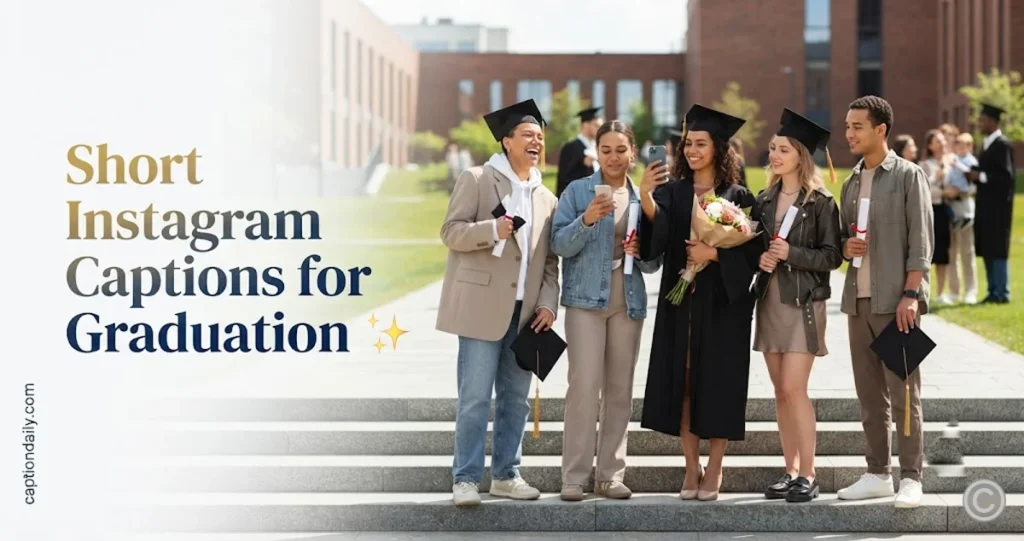 Short Instagram Captions for Graduation