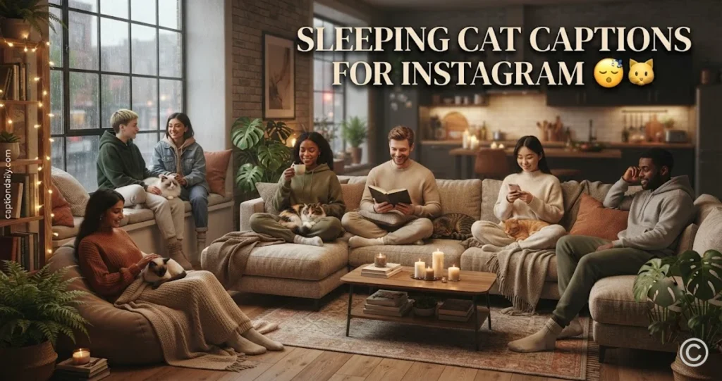 Sleeping Cat Captions for Instagram