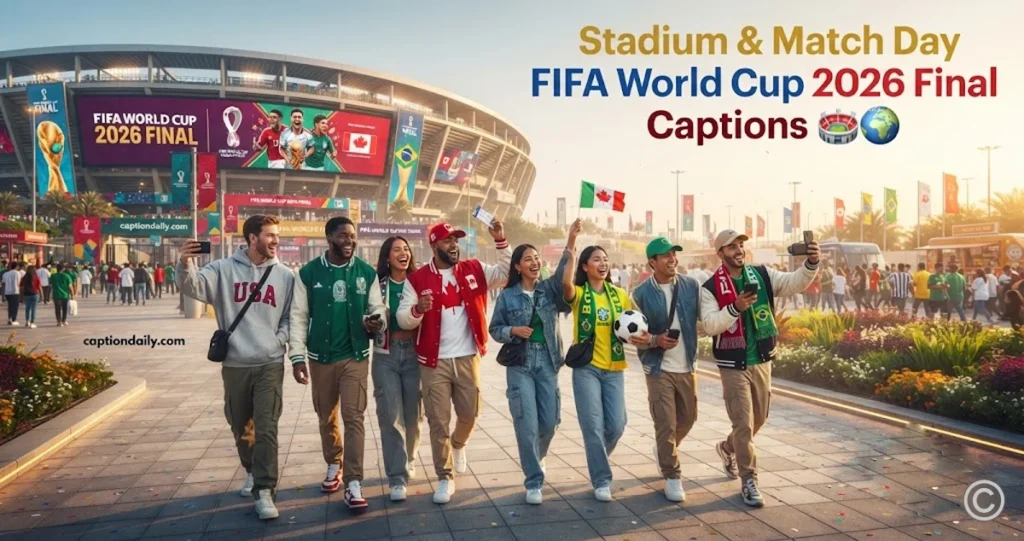 Stadium & Match Day FIFA World Cup 2026 Final Captions