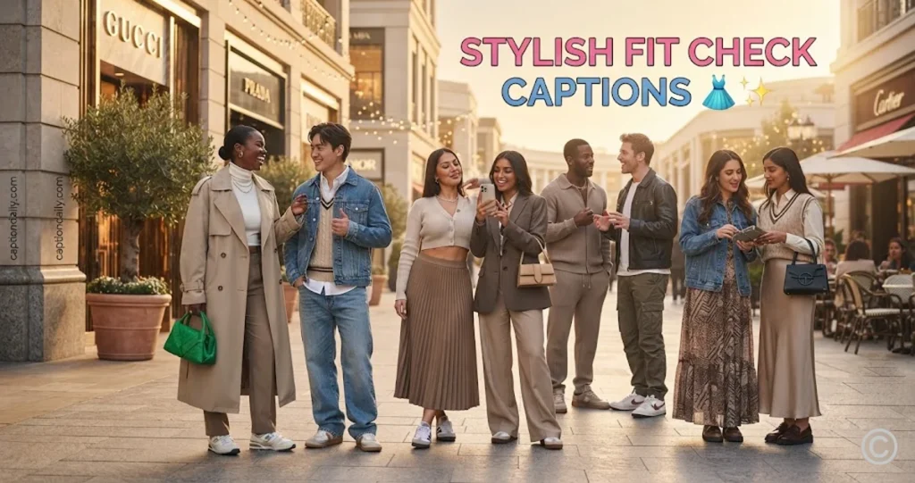 Stylish Fit Check Captions