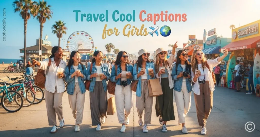 Travel Cool Captions for Girls 