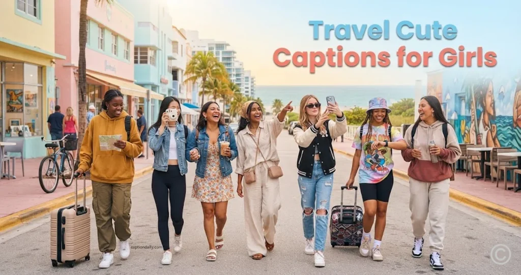 Travel Cute Captions for Girls