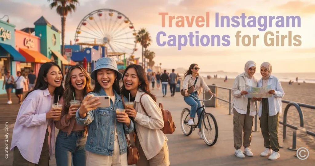 Travel Instagram Captions for Girls