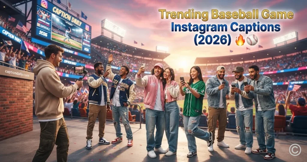 Trending Baseball Game Instagram Captions