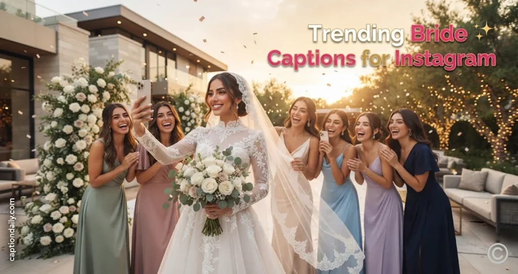 Trending Bride Captions for Instagram