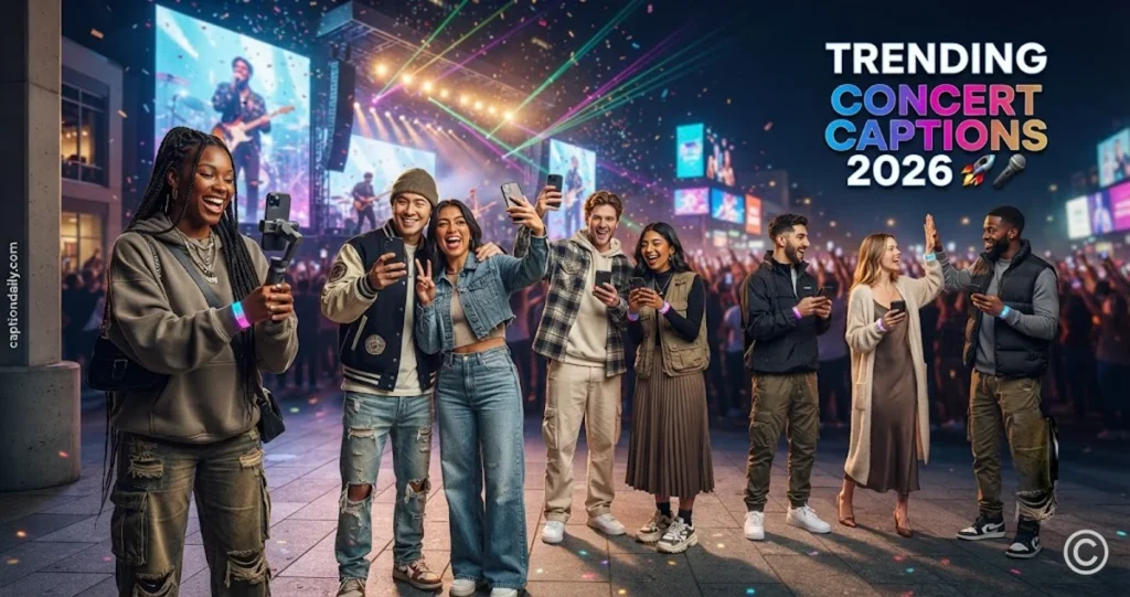 Trending Concert Captions