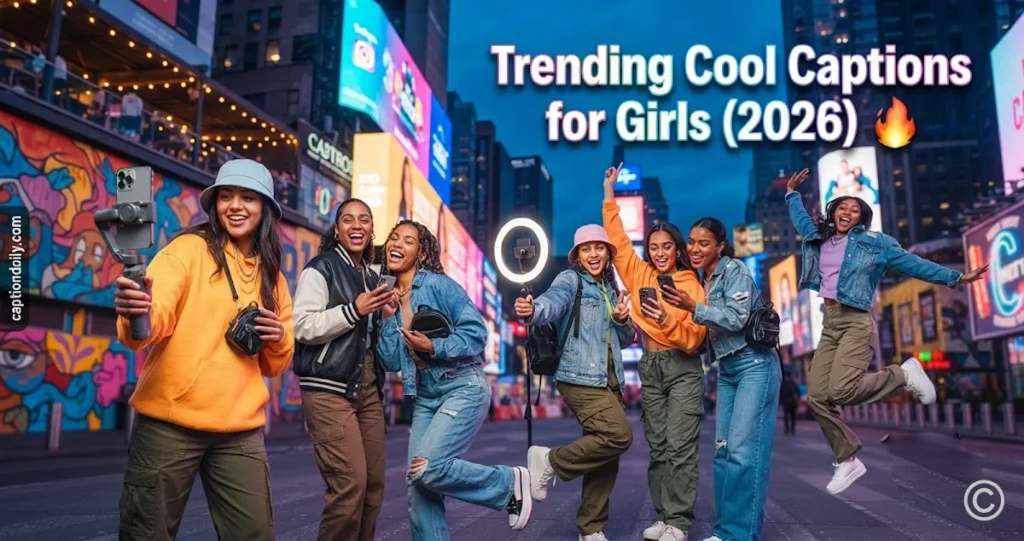 Trending Cool Captions for Girls