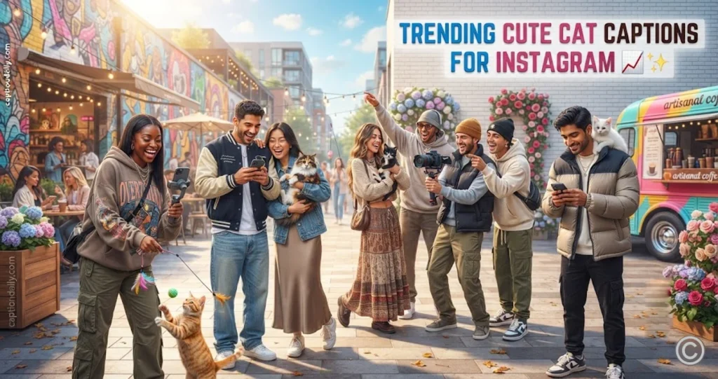 Trending Cute Cat Captions for Instagram
