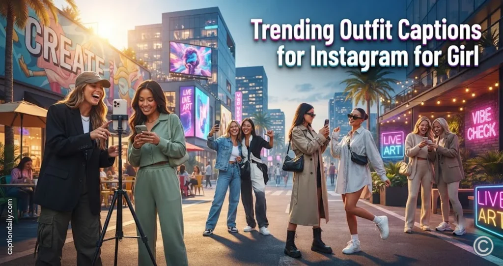 Trending Outfit Captions for Instagram for Girl 