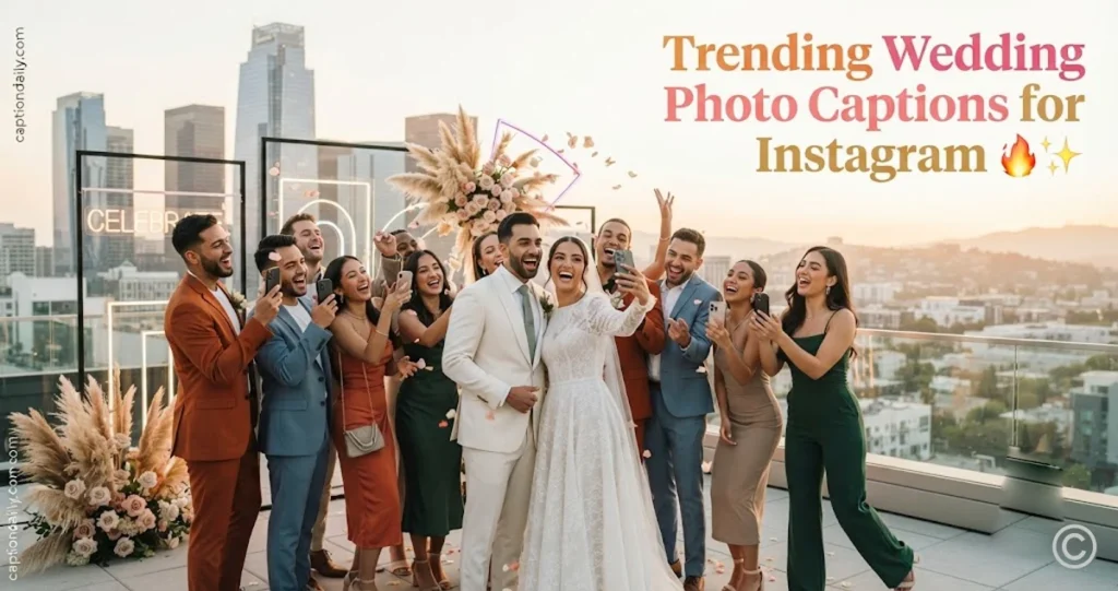 Trending Wedding Photo Captions for Instagram 