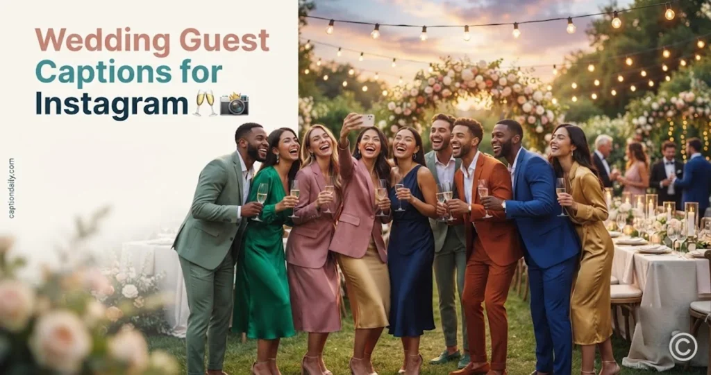 Wedding Guest Captions for Instagram