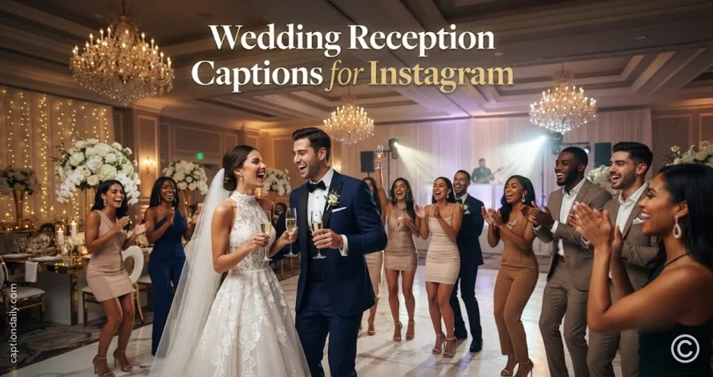 Wedding Reception Captions for Instagram