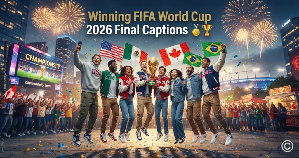 Winning FIFA World Cup 2026 Final Captions