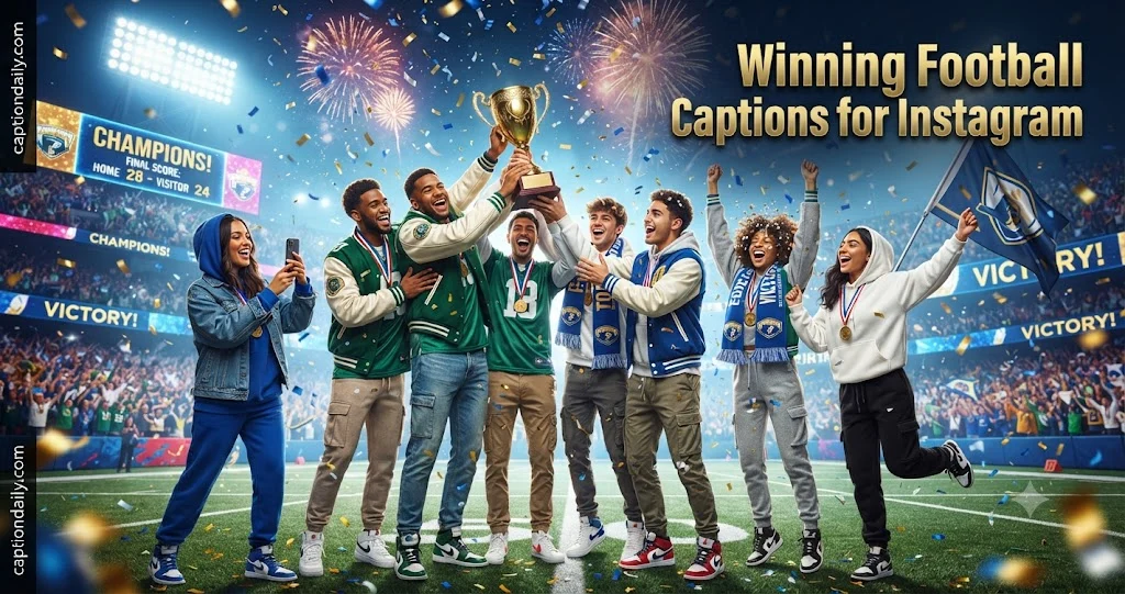 Winning Football Captions for Instagram