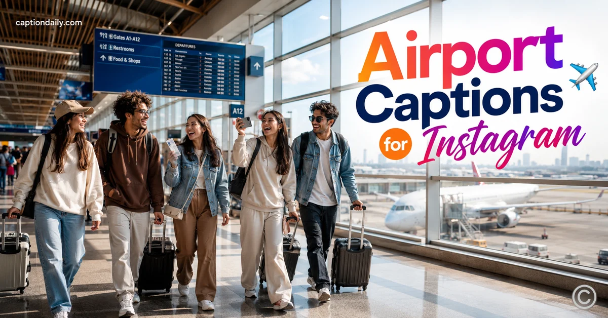Airport Captions for Instagram