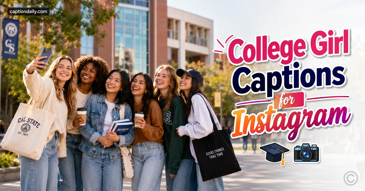 College Girl Captions for Instagram