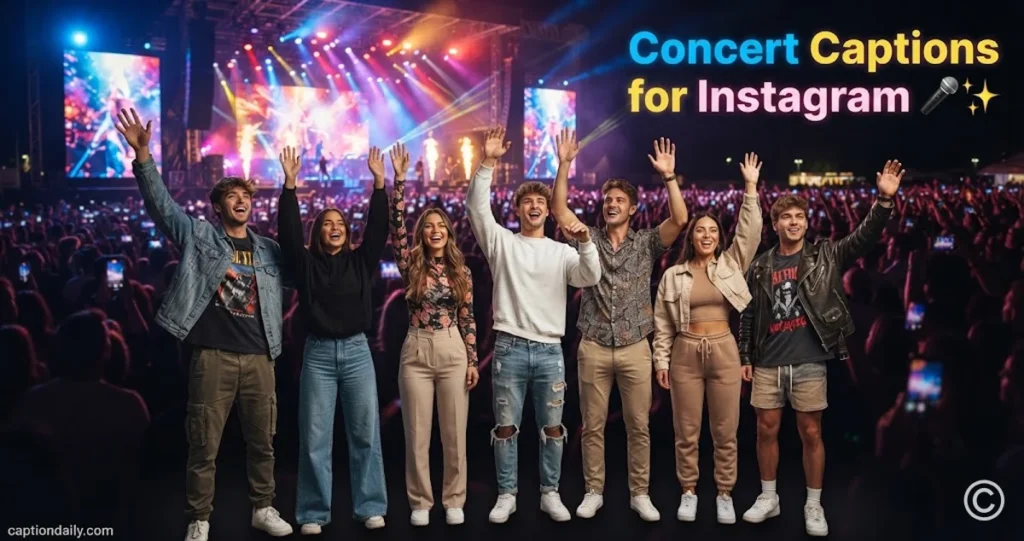Concert Captions for Instagram 