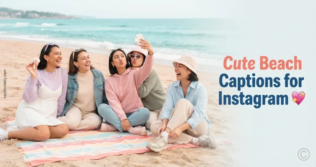 Cute Beach Captions for Instagram