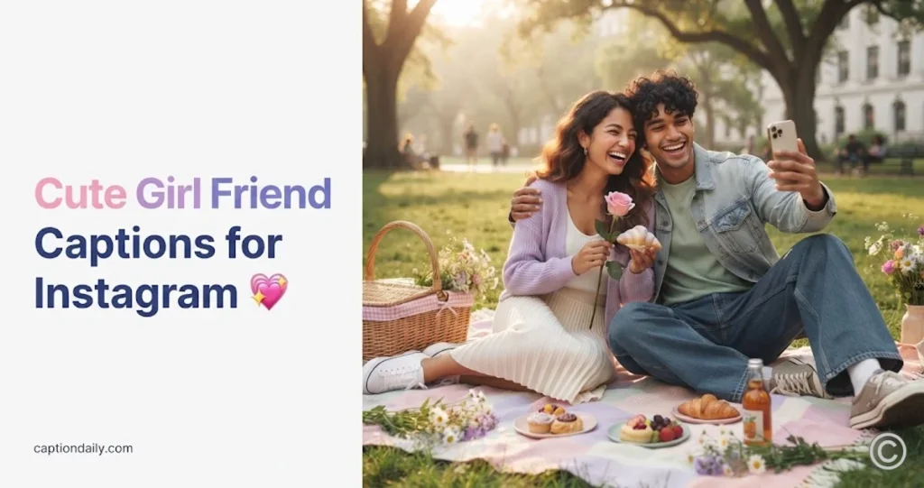 Cute Girl Friend Captions for Instagram 