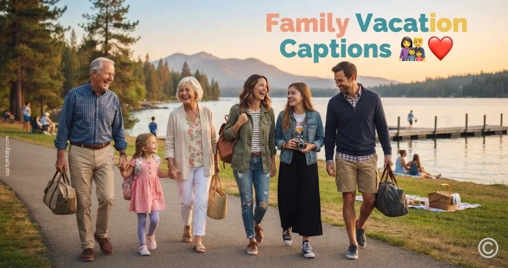 Family Vacation Captions