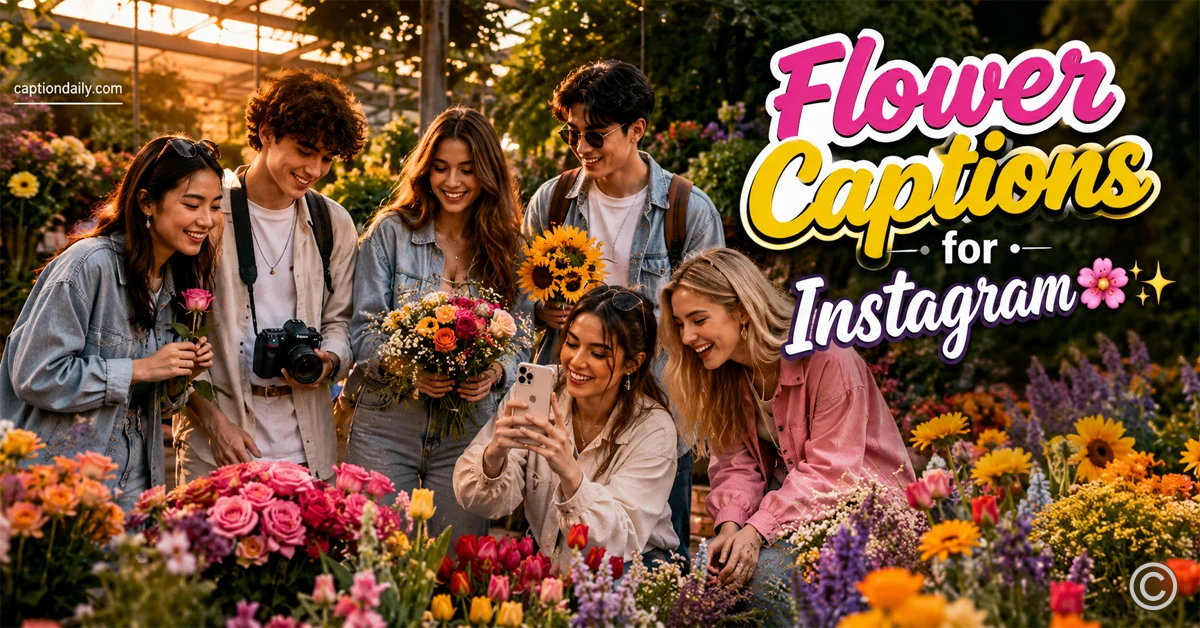 Flower Captions for Instagram