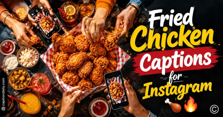 Fried Chicken Captions for Instagram