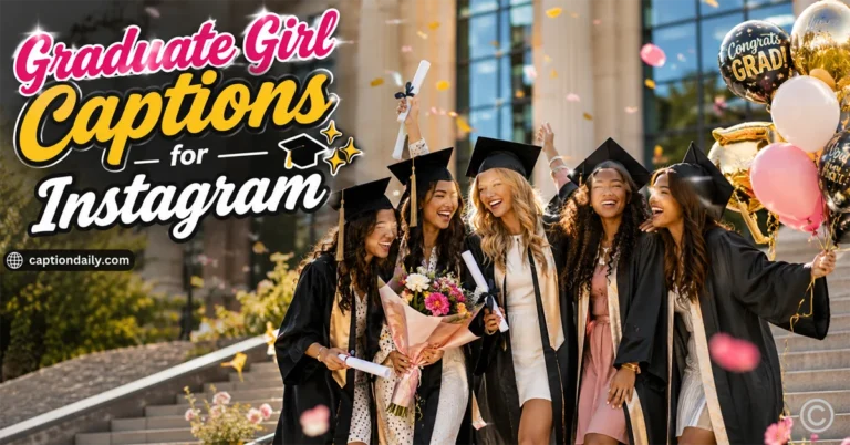 Graduate Girl Captions for Instagram