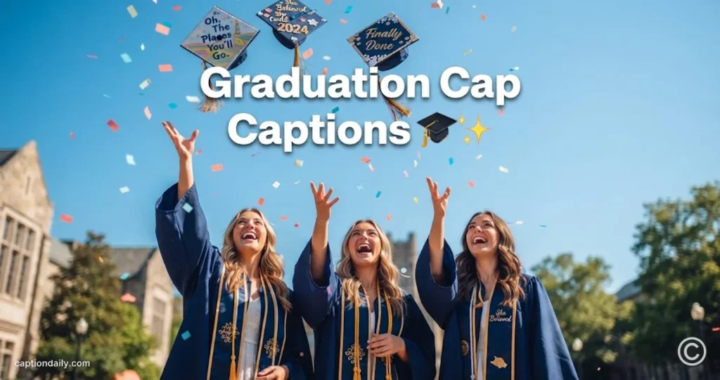 Graduation Cap Captions