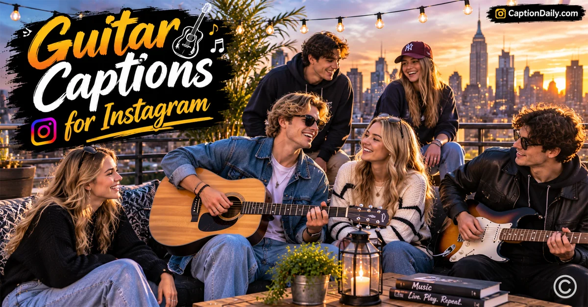 Guitar Captions for Instagram