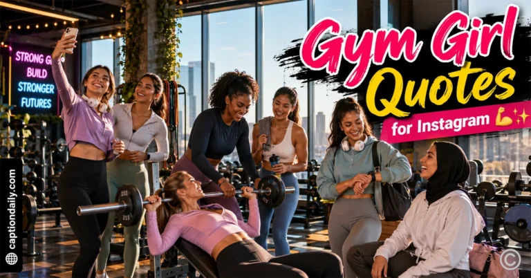 Gym Girl Quotes for Instagram