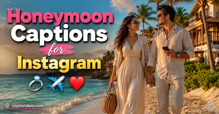 Honeymoon Captions for Instagram