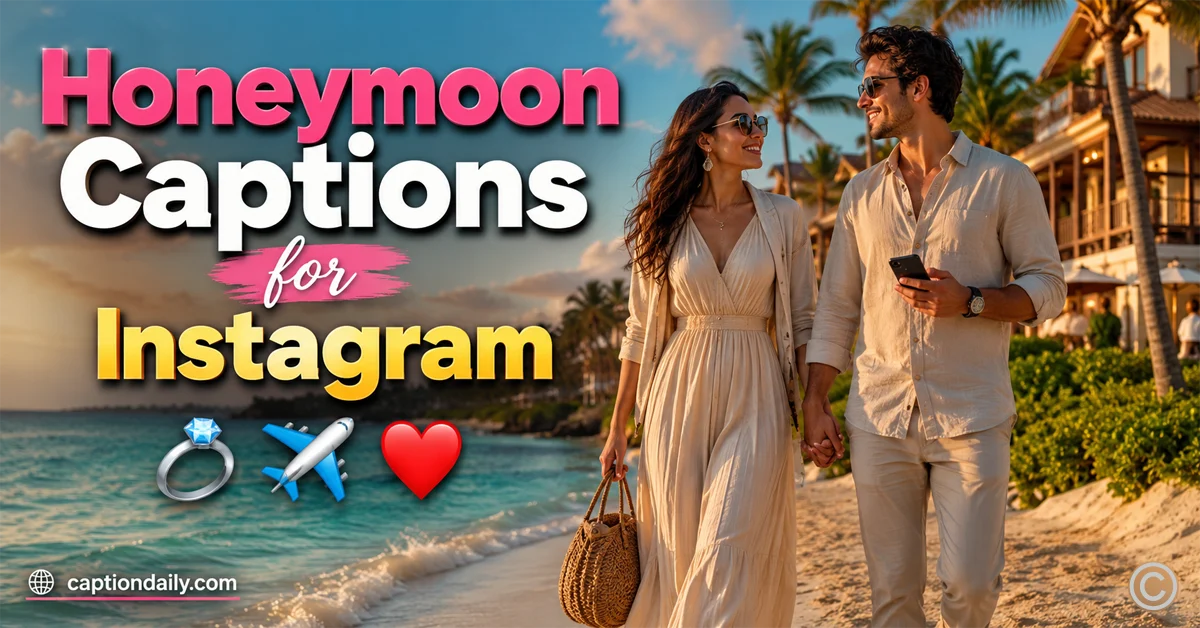 Honeymoon Captions for Instagram