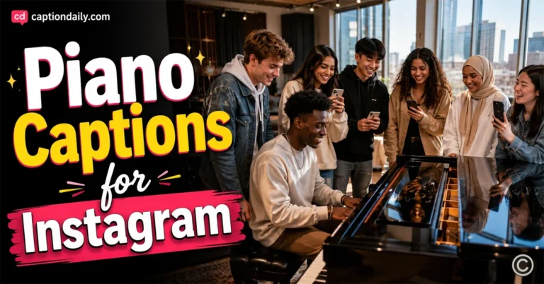 Piano Captions for Instagram