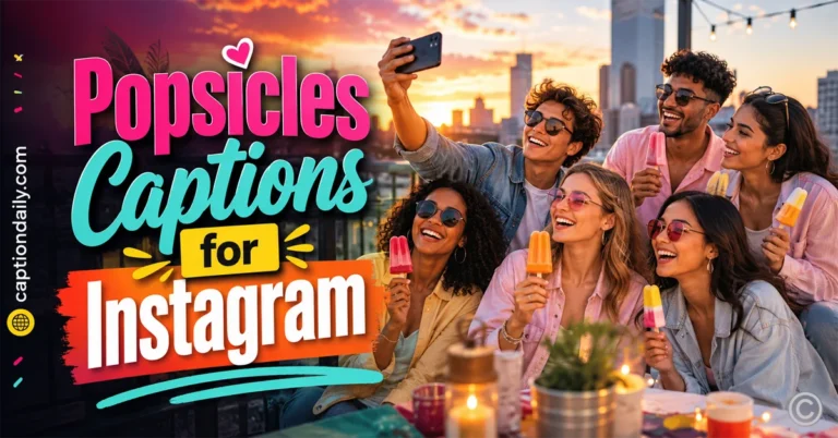 Popsicles Captions for Instagram