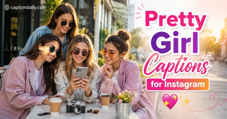Pretty Girl Captions for Instagram